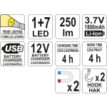 LAMPA WARSZTATOWA 3W COB LED