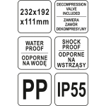 WALIZKA NARZĘDZIOWA HERMET 232*192*111MM