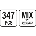 347 SZT WKRĘTY,NAKRĘTKI,ŚRUBY,PODKŁADKI MIX
