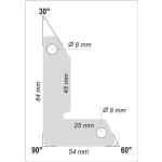 MAGNETYCZNE UCHWYTY SPAWALNICZE 25 KG 2 SZTUKI