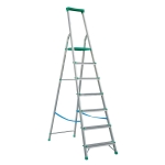 DRABINA ALUMINIOWA WOLNOSTOJĄCA 228CM 6 STOPNI + PODEST