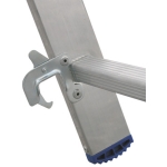 DRABINA ALUMINIOWA 2-ELEMENTOWA 421CM 9+9 SZCZEBLI