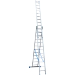DRABINA ALUMINIOWA 3-ELEMENTOWA 860CM 12+12+12 SZCZEBLI