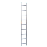 DRABINA ALUMINIOWA OPIERALNA 252CM 9 SZCZEBLI