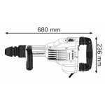 MŁOT UDAROWY KUJĄCY GSH 11VC 1700W