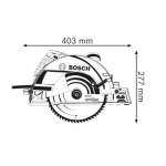 PILARKA TARCZOWA GKS 235 TURBO 85 MM 2050W