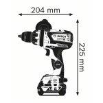 WIERTARKO-WKRĘTARKA AKU. UDAROWA GSB 18V-85 C 2*5.0AH LBOX