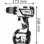 WIERTARKO-WKRĘTARKA AKUMULATOROWA GSR 18V-60C 2*5.0AH