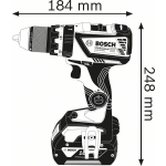 WIERTARKO-WKRĘTARKA AKU. UDAROWA GSB 18V-60C 0*AH