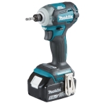 WKRĘTARKA UDAROWA AKUMULATOROWA 1/4'' 2*5.0AH 18V