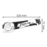 NOŻYCE ROTACYJNE GUS 12V-300 0*AH