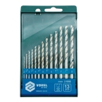KOMPLET WIERTEŁ DO METALU HSS 2-8MM 13SZT