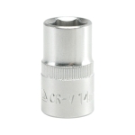NASADKA KRÓTKA 6-KĄTNA CHROMOWANA 1/2'' 14MM