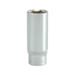 NASADKA DŁUGA 6-KĄTNA CHROMOWANA 1/2'' 22MM