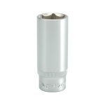 NASADKA DŁUGA 6-KĄTNA CHROMOWANA 1/2'' 24MM