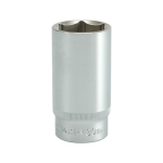 NASADKA DŁUGA 6-KĄTNA CHROMOWANA 1/2'' 30MM