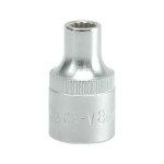 NASADKA KRÓTKA 12-KĄTNA CHROMOWANA 1/2'' 12MM