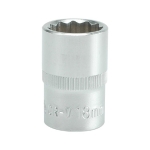 NASADKA KRÓTKA 12-KĄTNA CHROMOWANA 1/2'' 18MM