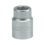 NASADKA KRÓTKA CHROMOWANA 6-KĄTNA 3/4'' 19MM