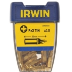 GROT TYPU POZIDRIV TIN-TYTANOWY 1/4' 25MM KOMPLET 10 SZT PZ3