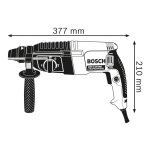 MŁOT UDAROWY OBROTOWY SDS+ GBH 2-26 + UCHWYT WIERTARSKI