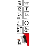 WIERTARKA UDAROWA 710W