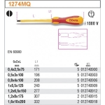 WKRĘTAK PŁASKI WĄSKI W IZOLACJI 2.5*75MM