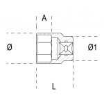 NASADKA 1/4'' 6MM
