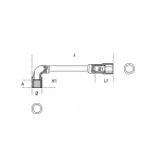 KLUCZ FAJKOWY DWUSTRONNY 14MM