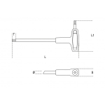 KLUCZ TRZPIENIOWY KĄTOWY 3.5MM