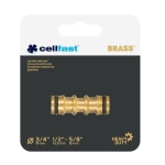 ŁĄCZNIK DWOJNIK BRASS