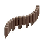 PALISADA OGRODOWA  STANDARD14,5CM*2,3MB BRĄZOWA