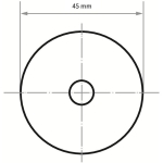 KRĄŻEK SAMOPRZYCZEPNY PSH 045 NK60