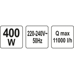 POMPA ZATAPIALNA 400W