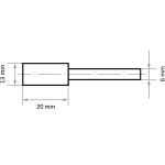 ŚCIERNICA TRZPIENIOWA EKR 46 N V4 13*20*6
