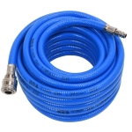 WĄŻ PNEUMATYCZNY PVC Z SZYBKOZŁĄCZAMI 10MM*10M