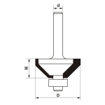 FREZ TRZPIENIOWY CNC PREMIUM FAZUJĄCY 35,5*15,9*8 45ST