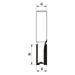 FREZ TRZPIENIOWY CNC PREMIUM PROSTY DWUPŁYTKOWY 12*30*12