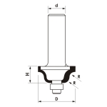 FREZ TRZPIENIOWY CNC PREMIUM KSZTAŁTOWY 54*27*12