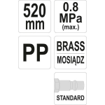 PISTOLET DO PRZEDMUCHIWANIA 520MM