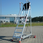 DRABINA/PODEST ROBOCZY PLS6.7 159/266CM 6 STOPNI