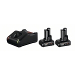 ZESTAW STARTOWY 12V 2*6,0AH + ŁADOWARKA GAL12V-40