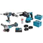 ZESTAW COMBO LI-ION 18V DGA506+DHR243+DDF481