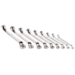 KLUCZE OCZKOWE ODGIĘTE 6-32MM, 12 SZTUK