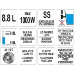 WARNIK DO WODY 8.8L.