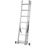 DRABINA ALUMINIOWA 3-ELEMENTOWA CORDA 3*7 SZCZEBLI