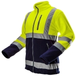 BLUZA POLAROWA OSTRZEGAWCZA ZÓŁTA S