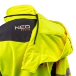 KURTKA ROBOCZA OSTRZEGAWCZA SOFTSHELL Z KAPTUREM ŻÓŁTA L