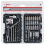 ZESTAW BITÓW I WIERTEŁ DO METALU HEX PRO-MIX METAL 35 SZT