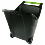 TACZKA OGRODOWA LOAD&GO II, CZARNA 85L